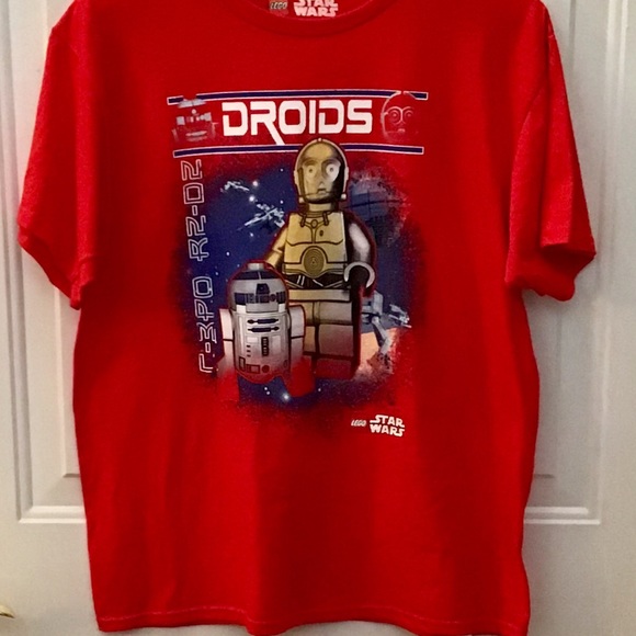 🎊HOST PICK🎊LEGO Star Wars Droids Tee Shirt NWOT - Picture 1 of 3